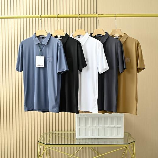 高田 2025夏季新款虎头刺绣无痕冰丝速干短袖POLO衫 商品图0