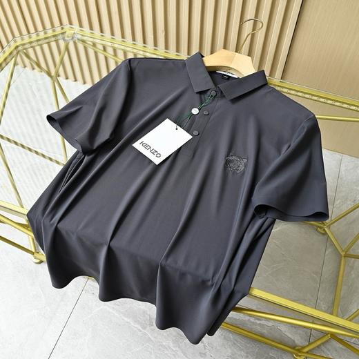 高田 2025夏季新款虎头刺绣无痕冰丝速干短袖POLO衫 商品图3