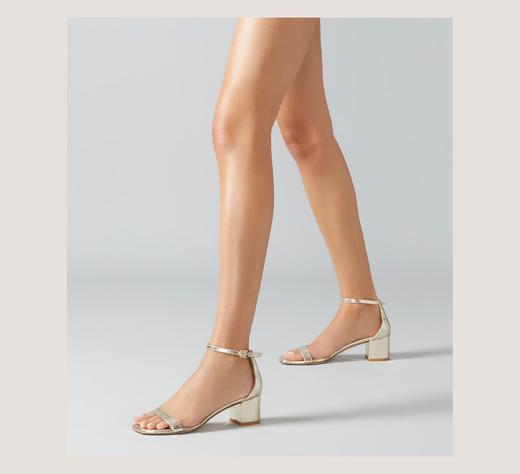 断码好折！SW SIMPLECURVE 粗高跟凉鞋5厘米跟 商品图0