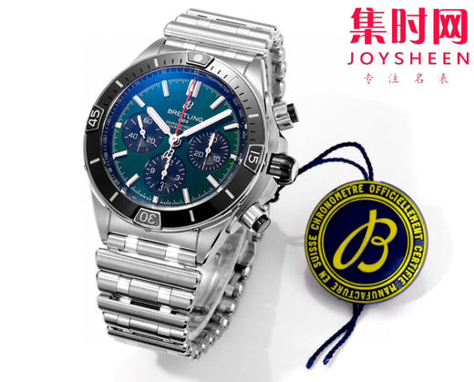 陶瓷圈 新品-百年灵 BLS机械计时系列 男士腕表 子弹链钢带 表径44mm 商品图1