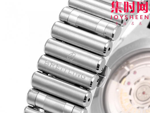 陶瓷圈 新品-百年灵 BLS机械计时系列 男士腕表 子弹链钢带 表径44mm 商品图8