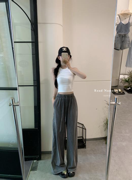 Read Nameless /韩国白色抽绳短防晒卫衣  2025/6/30 商品图9