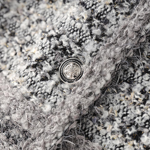 南油轻奢亮丝编织小香风粗花呢短外套WLZD2433601 商品图2