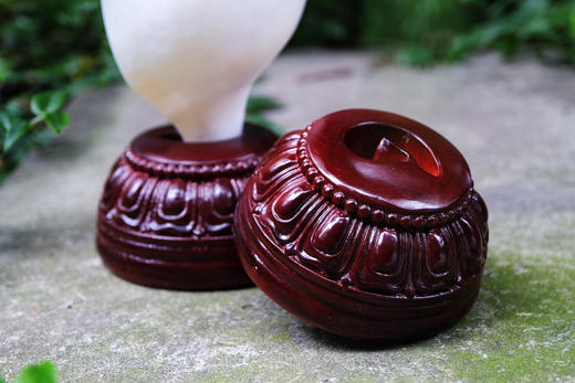 新款木质实木底座海螺专用底座大海螺配套摆件底座 商品图3