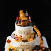 1027CAKE | 双层  工程车 挖土机 商品缩略图1