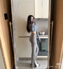 lulu家softstreme高腰垂坠感开叉喇叭裤062810 商品缩略图7