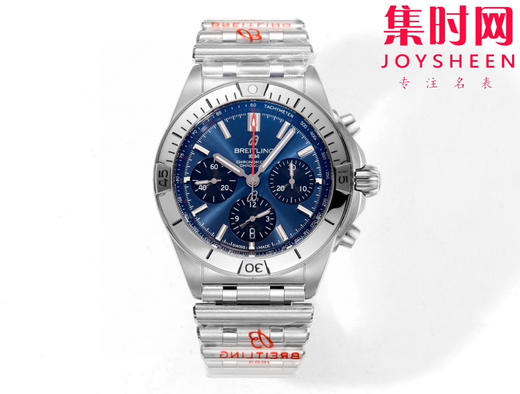 新品-百年灵 BLS机械计时系列 男士腕表 子弹链钢带 商品图0