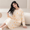 康妮雅女式长袖睡裙 商品缩略图2