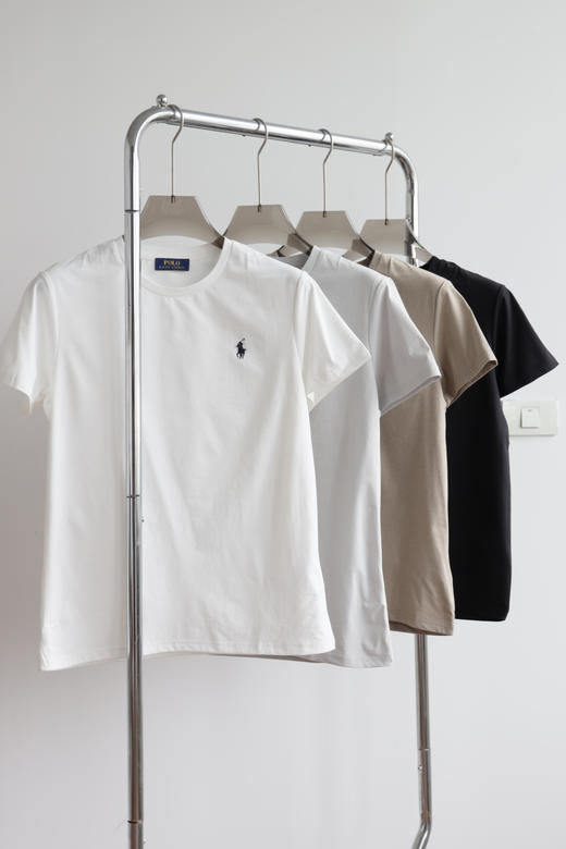 R.L 运动情侣款 速干弹力 小标圆领T恤 TX559 商品图4