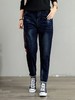 【诗铭洛可】0081刺绣复古流苏弹力牛仔锥子裤A6-1 商品缩略图1