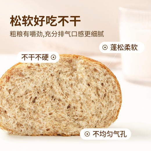 【舌里全麦软欧包800g】0脂肪全麦欧包早餐代餐速食粗粮面包 商品图5