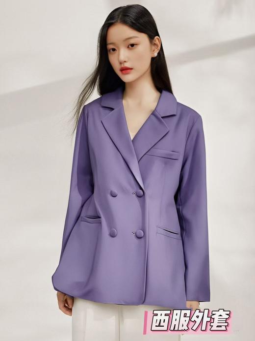 双十二福利！【诗铭洛可】Y152Y小西服外套宽松大码休闲 商品图3