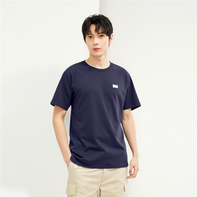 佐丹奴男装2024新款【城市漫游系列】宽松版型圆领短袖T恤01094241