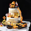 1027CAKE | 双层  工程车 挖土机 商品缩略图3