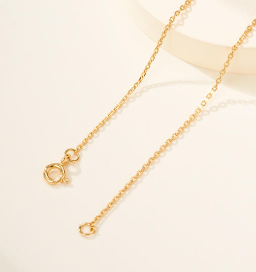 老花天然石针织贝母菱形项链 商品图8