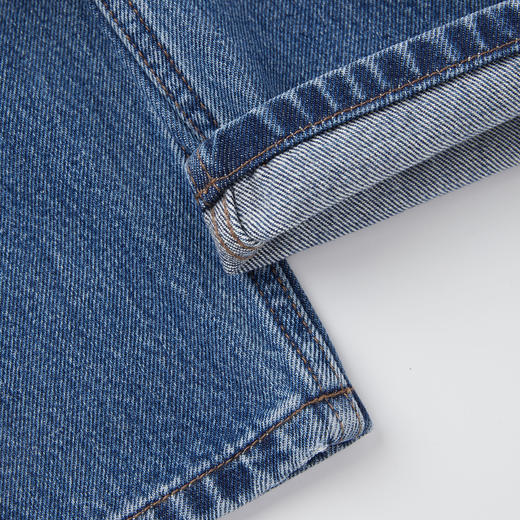 ROMI STUDIO“复古丹宁”环保洗水纯棉中低腰直筒牛仔裤 RWBWXD1584 商品图4