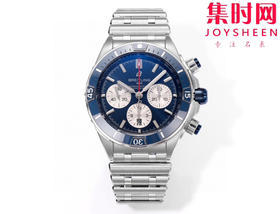 陶瓷圈 新品-百年灵 BLS机械计时系列 男士腕表 子弹链钢带 表径44mm