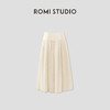 ROMI STUDIO“舒适优雅”轻薄干爽纯棉高腰捏褶半身裙 RWCRX64039 商品缩略图1