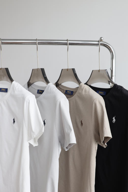 R.L 运动情侣款 速干弹力 小标圆领T恤 TX559 商品图5