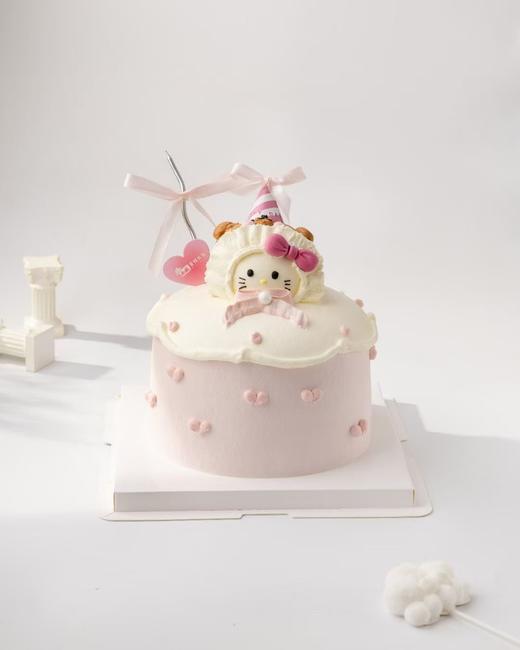 蝴蝶结kitty生日蛋糕 商品图0