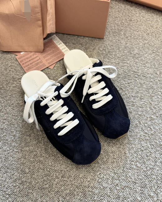 629-3 懒人一脚蹬 MM半拖德训鞋 plume穆勒运动鞋 一踩就走 舒适好穿 商品图14