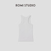 ROMI STUDIO“Clean fit”轻柔棉质弹力修身圆领工字背心RWCRSM2668 商品缩略图2