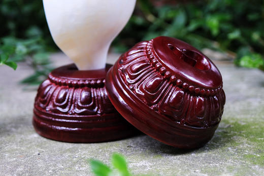 新款木质实木底座海螺专用底座大海螺配套摆件底座 商品图8