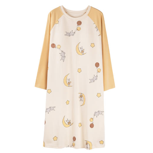 康妮雅女式长袖睡裙 商品图9