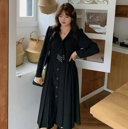 双十二福利！【诗铭洛可】XCY840海军领学院风连衣裙 商品图2