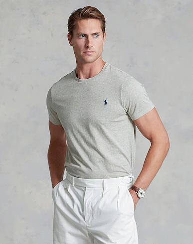 R.L 运动情侣款 速干弹力 小标圆领T恤 TX559 商品图1