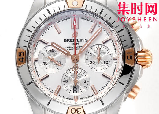 新品-百年灵 BLS机械计时系列 男士腕表 子弹链钢带 商品图1