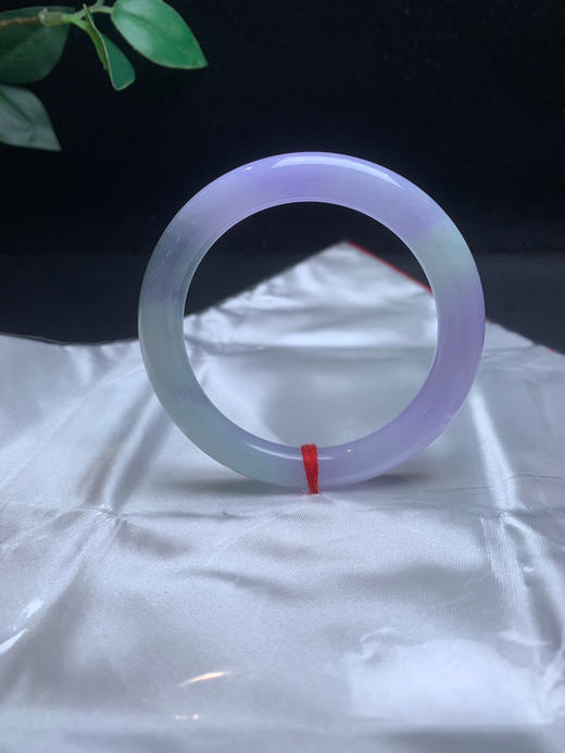 620355，52紫罗兰细圆条，大半截粉紫底色，清新秀气 商品图0