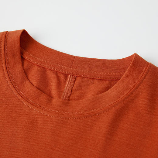 ROMI STUDIO 莱赛尔桑蚕丝混纺轻薄柔顺圆领短袖T恤 RWCAS64834 商品图2