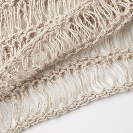 ROMI STUDIO“纵横交织”亚麻棉混纺手工钩织镂空罩衫 RWCRSZ3292 【发货时间：25-30天】 商品图4