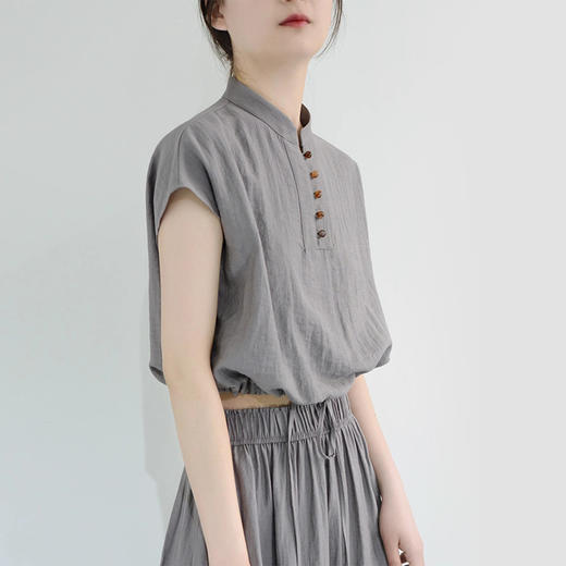 裁缝学苑AH25立领短款小衫纸样女装上衣服装打板版型图纸 商品图3