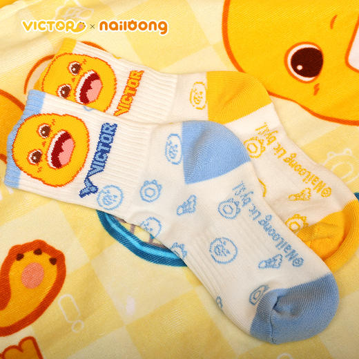 威克多胜利 奶龙联名系列 运动袜(高筒)/童袜(高筒)  SKCO2510NL 商品图3