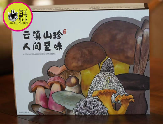 【山野致味】野生菌组合拼装礼盒1kg装✈️顺丰空运包邮（每一箱赠送3年诺邓火腿+螺丝椒+紫皮蒜） 商品图2