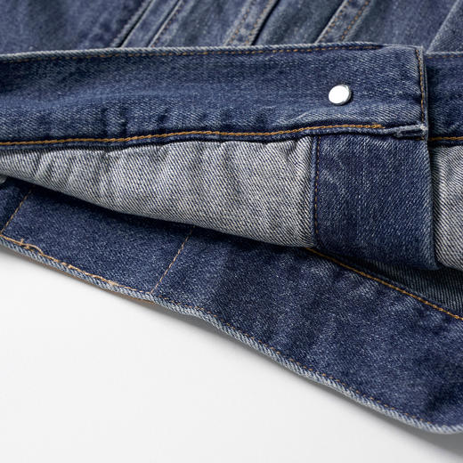 ROMI STUDIO“美式复古”斜纹纯棉怀旧洗水牛仔夹克外套 RMCAWA4804 【发货时间：25-30天】 商品图5