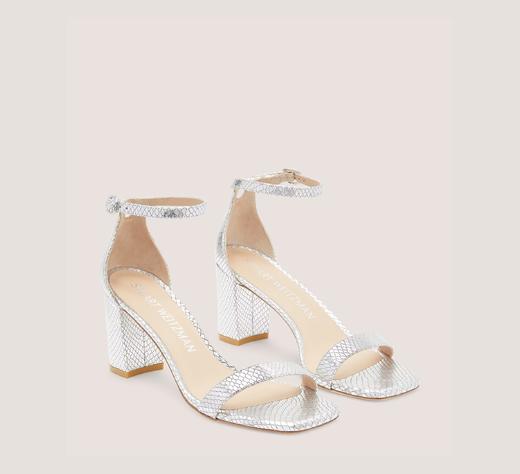 断码好折！SW NUDISTCURVE 粗高跟凉鞋7.5厘米跟 商品图1