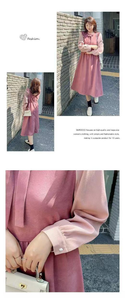 【诗铭洛可】XC2251洛丽塔假两件粉色系连衣裙A10-4 商品图5