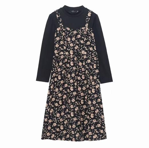 【诗铭洛可】XC7567假两件连衣裙A6-1 商品图2