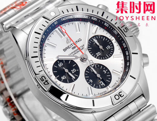 新品-百年灵 BLS机械计时系列 男士腕表 子弹链钢带 商品图3