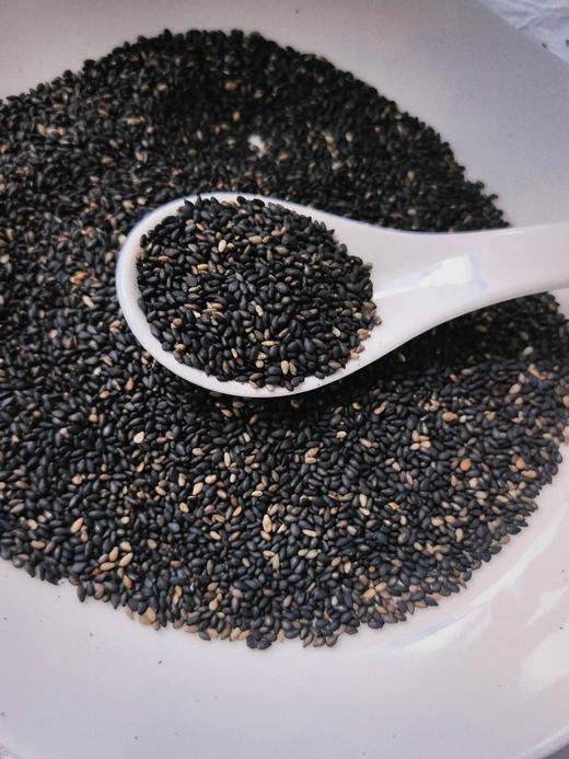 【有机黑芝麻】39.9到手1斤有机炒香熟黑芝麻有机地理标志双重认证每粒都饱满干净芝麻香味浓郁随心DIY配料表干净基地直邮 商品图0