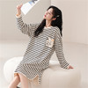 康妮雅女式长袖睡裙 商品缩略图5