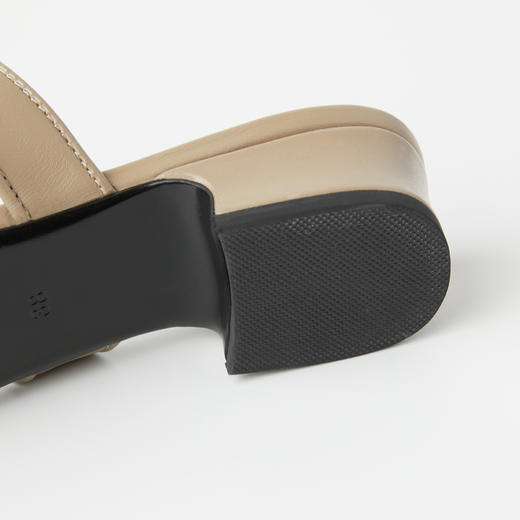 ROMI STUDIO“简约优雅”超软羊皮革粗跟一字带低跟凉鞋 RWCRP33617 商品图2