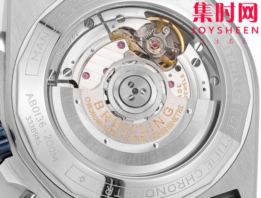 陶瓷圈 新品-百年灵 BLS机械计时系列 男士腕表 子弹链钢带 表径44mm 商品图7