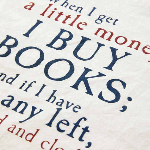 ROMI STUDIO 首饰袋 “简约生活”撞色印花大容量帆布包 RWCRPR4553 商品图3