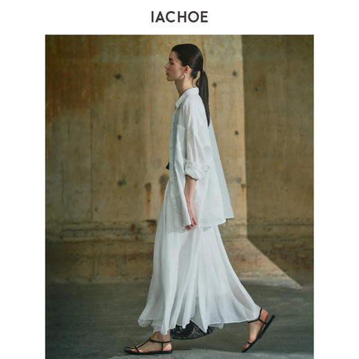 棉仓3621517008-IACHOE飘逸感仙女半身裙 商品图3