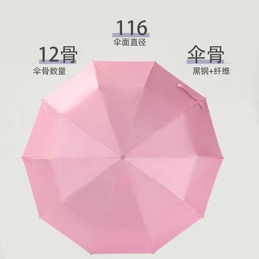 防晒自动超扎实12双龙骨防紫外线雨伞遮阳伞 商品图2