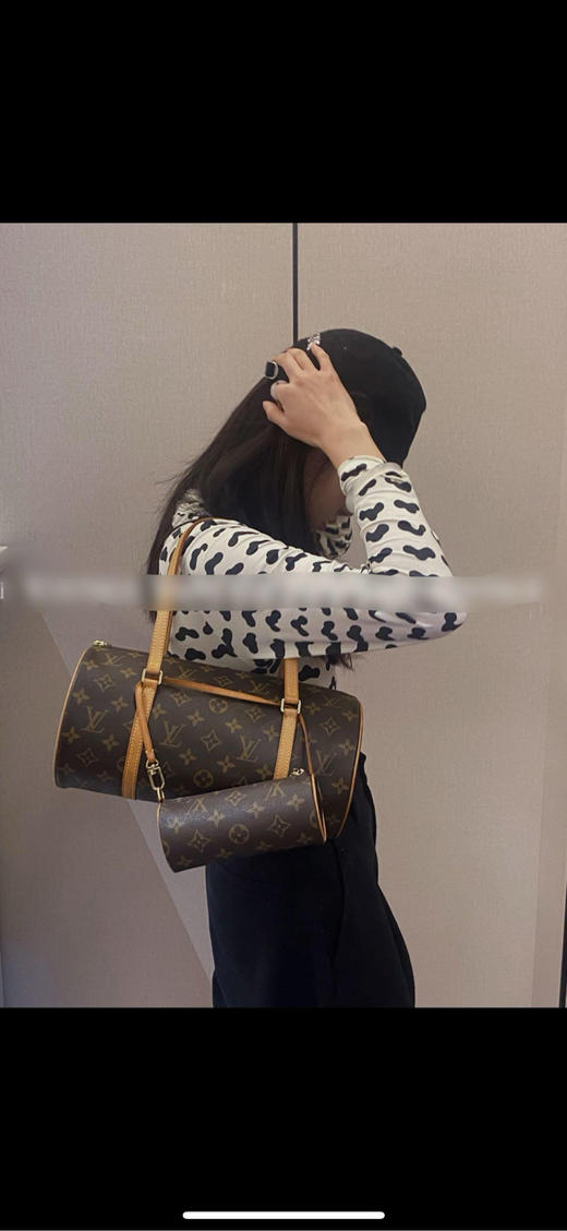 LV 中古 巴比龙 30 老花 圆筒包 商品图2